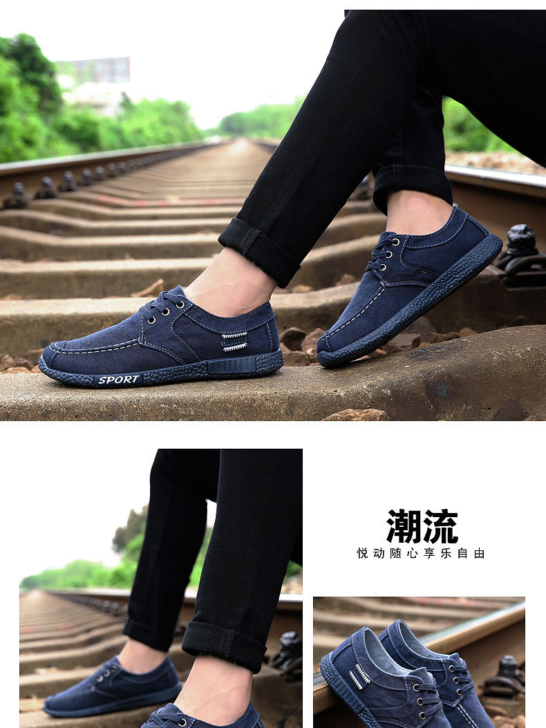 Giày nam mùa thu thủy triều 2018 mới mùa đông vải ấm một đôi giày cotton cũ giày vải Bắc Kinh giản dị mua giày thể thao