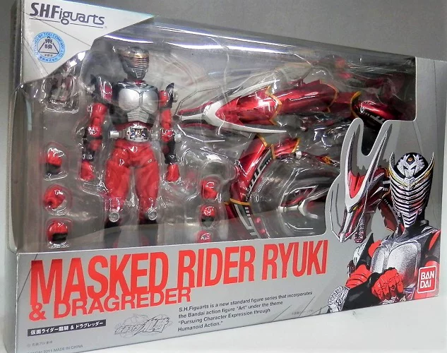 Япония Прямой Отправка Bandai SHF S.H F Kamen Rider Riding Red Японская версия