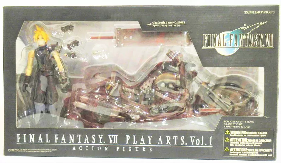Прямо отправлено из Японии SQUARE PLAY ARTS PP FF Space Warrior 7 Cloud Claude мотоцикл