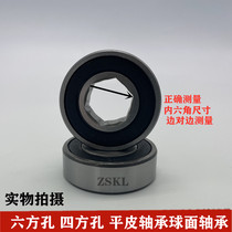 Sowing machine agricultural machine inner hexagonal hexagonal hole square hole square bearing 6203 6204 6205 6202