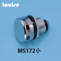 In Stock MS172-1 MS172-2 Round Head Lock Red Handle Turn Tongue Lock Electric Cabinet Distribution Box Lock