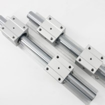SBR Linear Guide Cylindrical Slide Rail With Aluminum-To-Optical Axis Slider Heavy Wood Saw Bench Slide