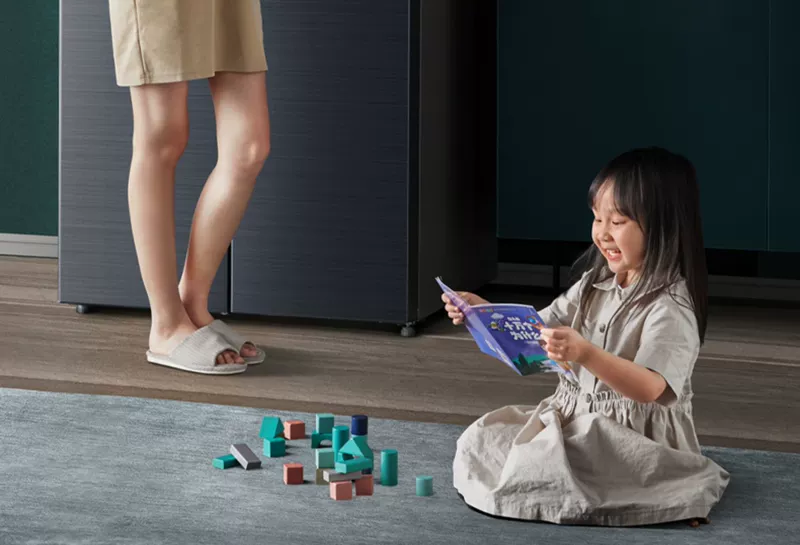 Midea 446L cross-to-door chuyển đổi tần số cấp đầu tiên hộ gia đình thông minh không có sương giá nhanh khử trùng hương vị tủ lạnh bốn cửa - Tủ lạnh