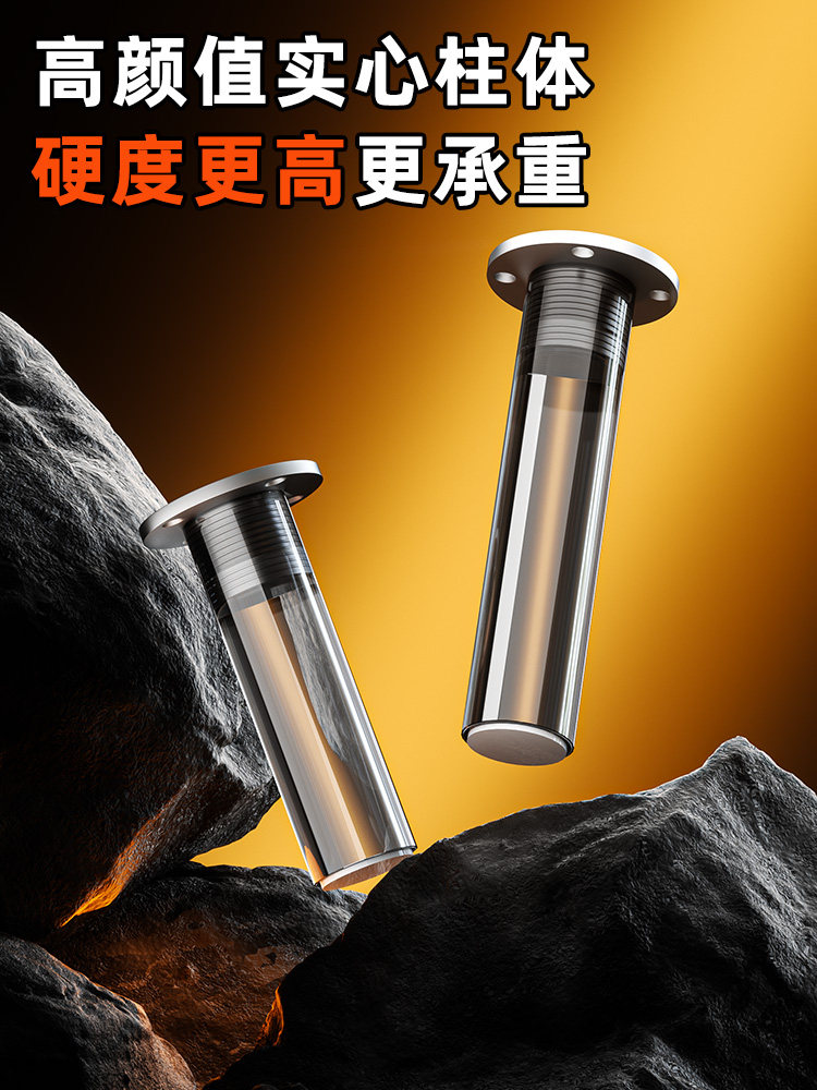 Acrylic Tv Cabinet Support Legs, Transparent Floating Furniture Legs, Bathroom Cabinet Legs, Coffee Table Legs, Adjustable Light Luxury Table Legs