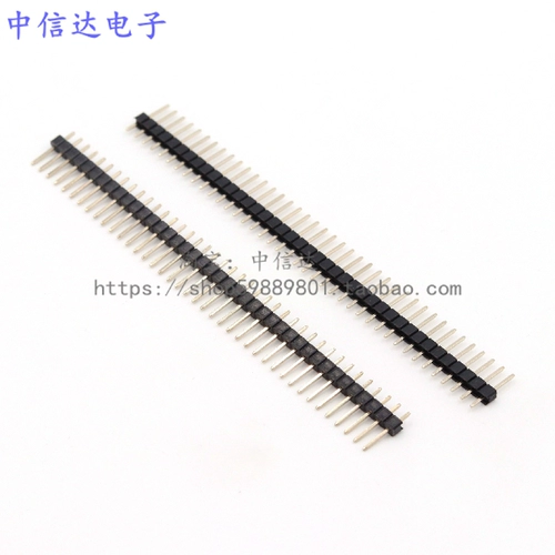 2,54 контакта 2,54 мм PIN 2P3P4P5P6P-40P ОДИН СТРОКА Прямой вставка Golded Cop Pin
