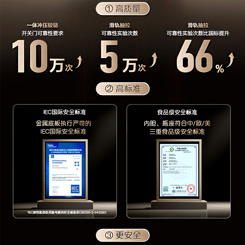 海尔BCD-217WGHC3E9S9冰箱图片