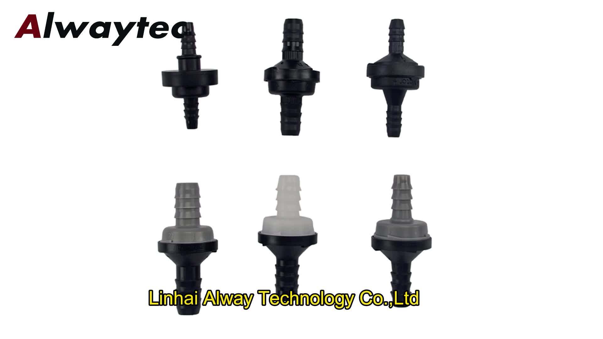 Car Vacuum Check Valve Air Pump Fuel Hose Line Plastic Nonreturn One