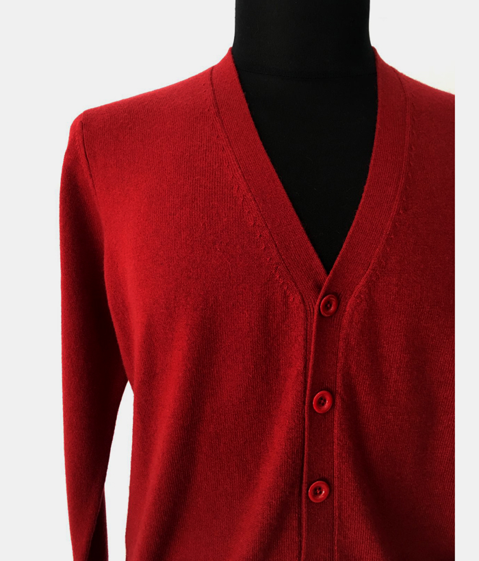 Chất lượng trung niên nam dài tay mở cardigan cashmere cardigan len cũ cardigan mùa xuân và mùa thu mùa đông phần mỏng