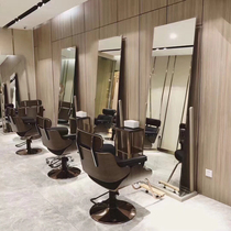 Hair salon special Net Red Barber shop chair mirror table can be put down hairdressing chair hair stool simple high-end new beauty
