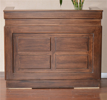 Retro solid wood cashier clothing store shopping mall restaurant bar reception desk desk hairdressing salon hair salon cashier counter