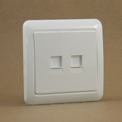 Limp Switch 86 Type 2 phone Panel Two-position telephone socket 86 Type of double telephone socket