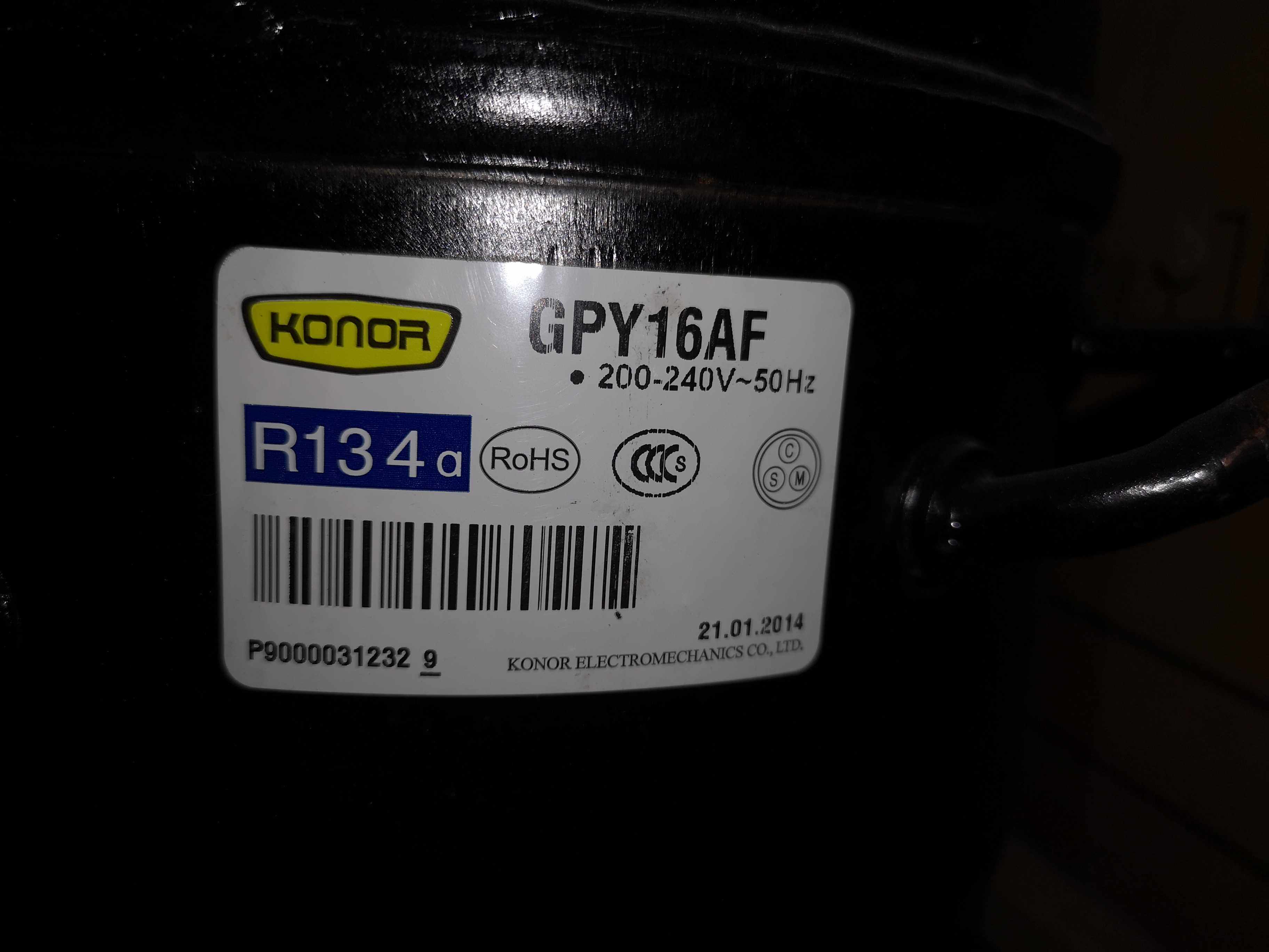 Original brand new kronor Corner fridge freezer compressor GPY16AF R134a-Taobao