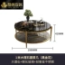 bàn cà phê bằng đá cẩm thạch hiện đại căn hộ nhỏ nhỏ gọn thời trang thép không gỉ vòng bảng trà kết hợp đồ nội thất Tần ánh sáng hổ sang trọng - Bàn trà bàn tiếp khách văn phòng Bàn trà