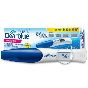 clearblue可丽蓝电子验孕棒早孕测试笔怀孕周试纸可丽兰测早孕笔