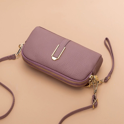 Маленькая сумка клатч, сумка на одно плечо, модная сумка через плечо, универсальная хваталка, небольшая сумка, из натуральной кожи