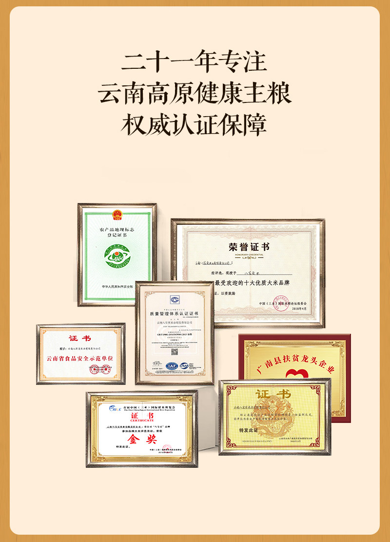 安享好物 安享E级粳米-八宝贡鎏光软米鎏光软米 国标 