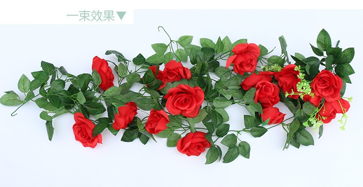 Mô phỏng hoa hồng treo giỏ hoa cưới hoa giả hoa nhựa phòng khách trong nhà và ngoài trời trang trí hoa treo tường hoa - Hoa nhân tạo / Cây / Trái cây hoa hồng giả đẹp