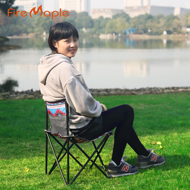 Fire Maple Outdoor Folding Chair Portable Camping Casual Fishing Chair Thickening Art Drawing Chair Home Older Person Small Stool