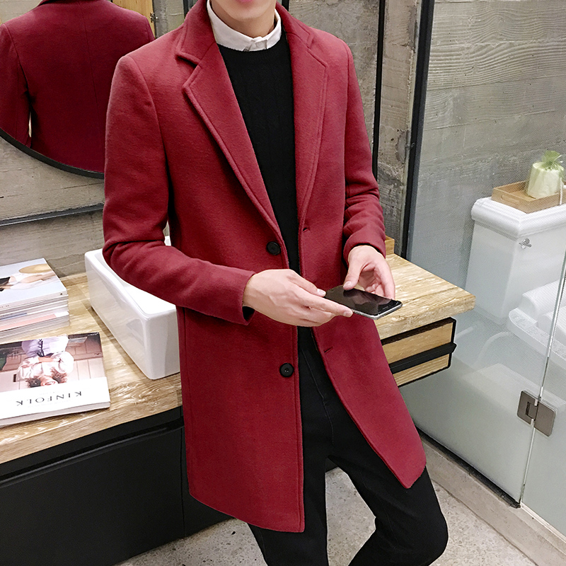 2020 mùa xuân và mùa thu áo gió nam Hàn Quốc mới phiên bản của xu hướng áo khoác mùa thu cơ thể mỏng áo khoác đẹp trai nam dài của.