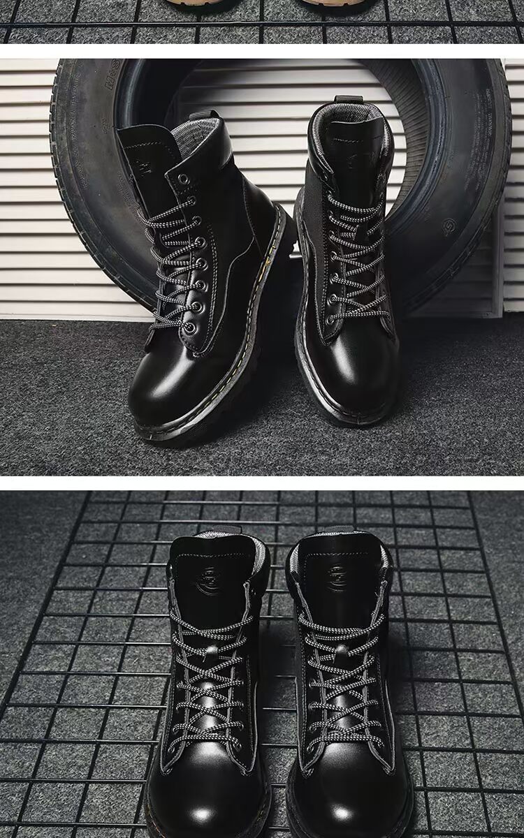 Martin boot nam 2018 mùa thu mới giày nam Giày gió Anh ủng công cụ ủng sa mạc ủng cao giầy lười