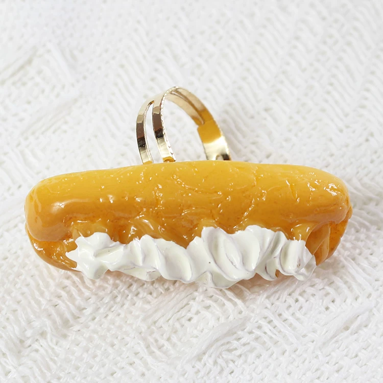 Adjustable ring, donut, Lolita style