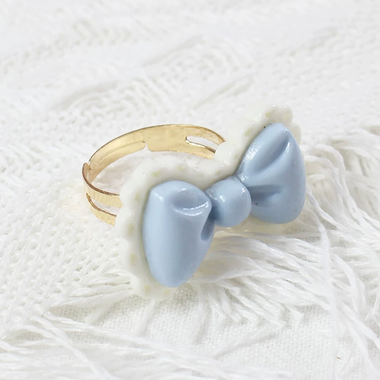 Adjustable ring, donut, Lolita style