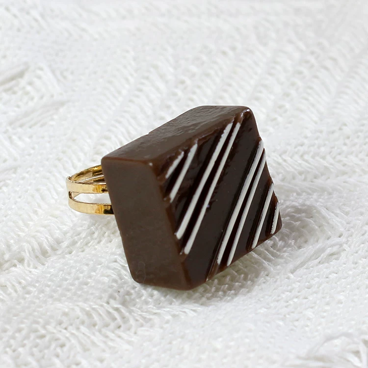 Adjustable ring, donut, Lolita style