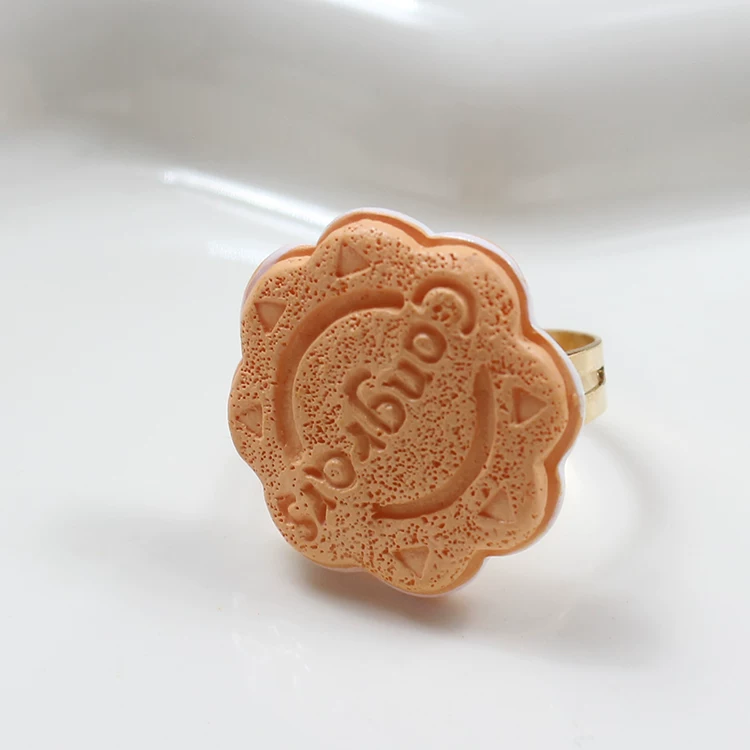 Adjustable ring, donut, Lolita style
