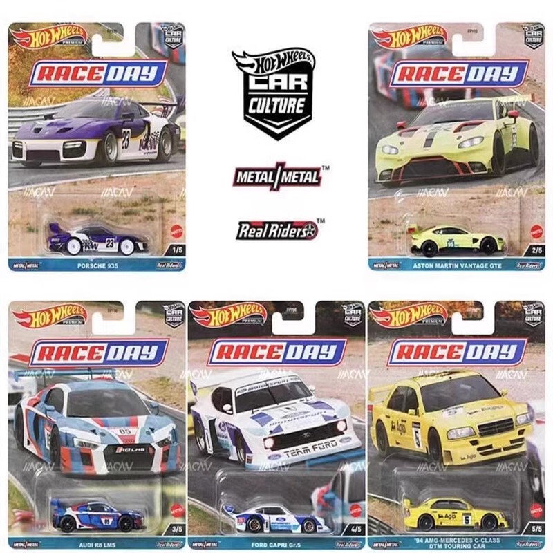 Hot Wheels Track Day Car Culture Mercedes-Benz Porsche Audi R8 Aston Martin Toy Cars