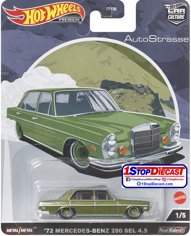 Hot Wheels Car Culture Car Road Mercedes-Benz 280 Sel Alloy Toy Car Hot Wheels Car Culture Car Road Mercedes-Benz 280 Sel Alloy Toy Car