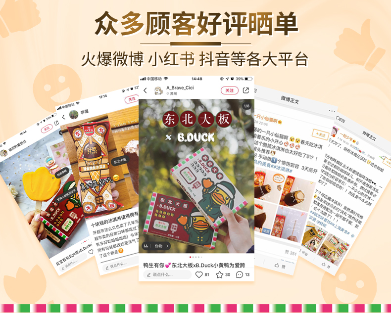 东北大板 雪糕冰激凌 12支 2口味组合装 图2