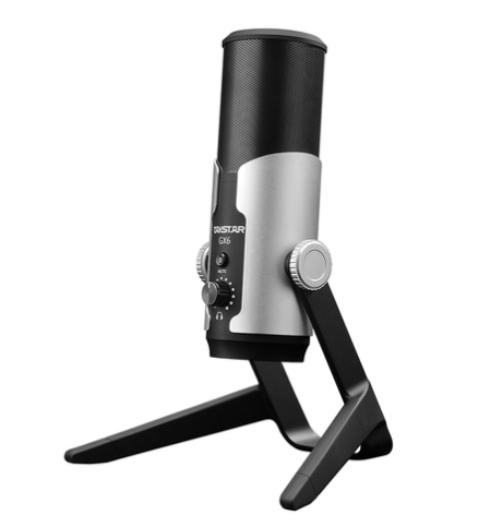 Professional soundtrack microphone Mac USB connector built-in sound card without installation drive software