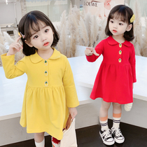Princess skirt girls autumn dress children autumn dress baby spring autumn dress