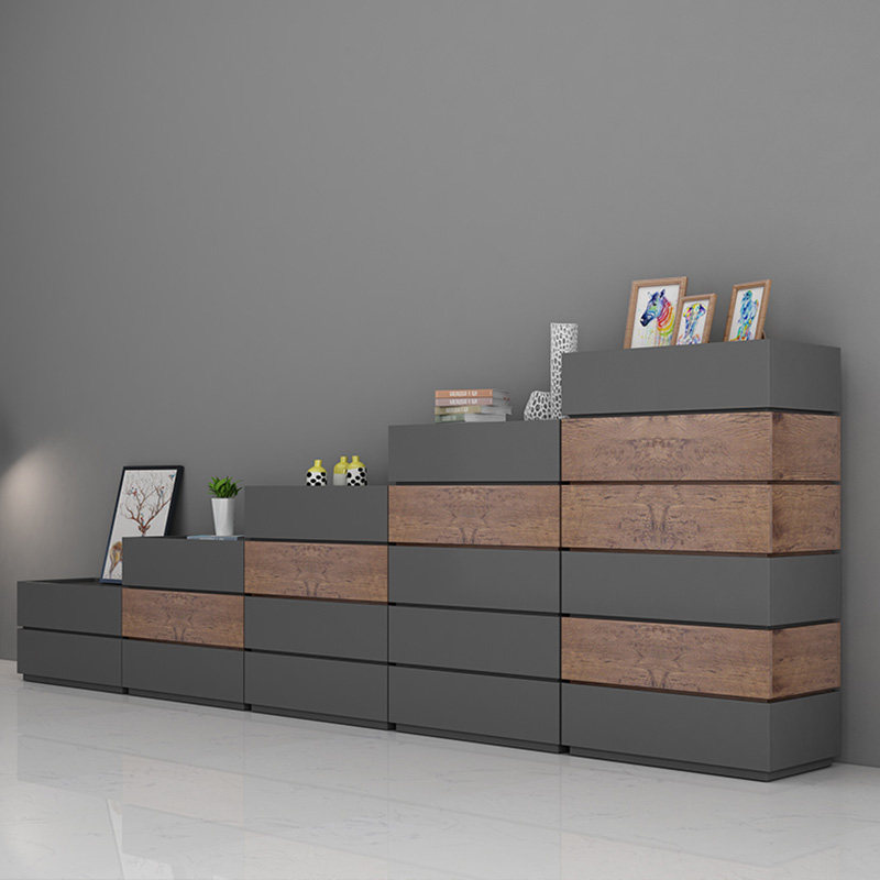 Nordic Fighting Cabinet Minimalist Modern Living Room Furniture Storage Containing Small Cabinet Drawers Cabinet Combination Side Cabinet Five Bucket Cabinets