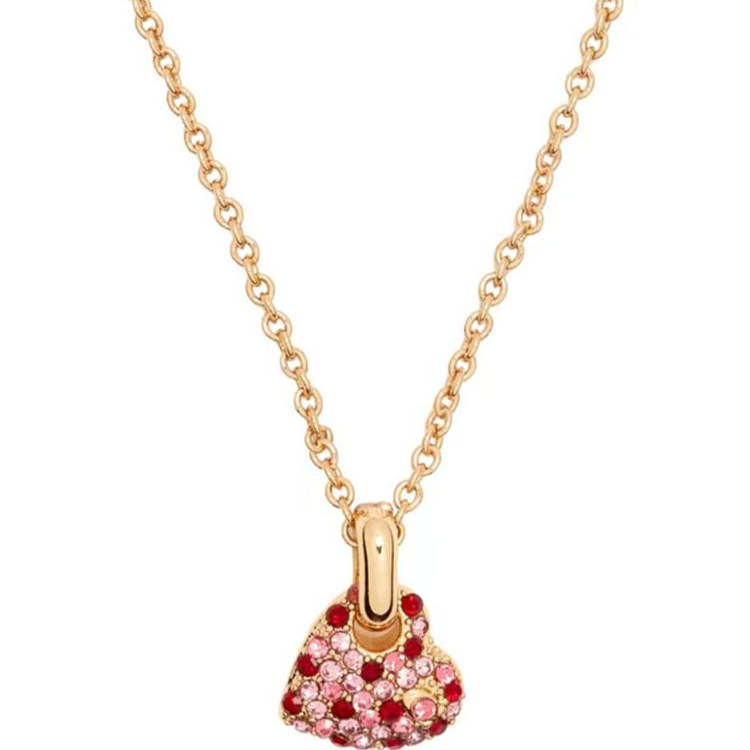 Exported to the United States, the Last Stock of Genuine Co@Ch Gold-Plated Heart Necklace for Women, Fashionable and High-End Exported to the United States, the Last Stock of Genuine Co@Ch Gold-Plated Heart Necklace for Women, Fashionable and High-End