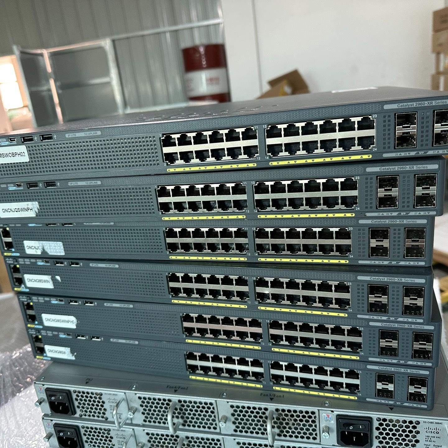 Cisco Layer 2 Gigabit Switch WS-C2960XR-24TS-I single power supply