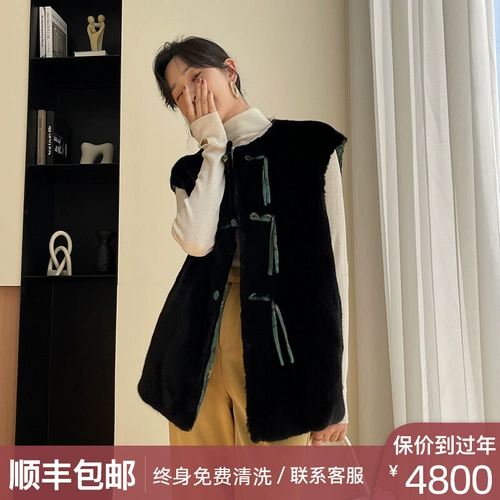 Жилет, зимняя куртка, китайский стиль, коллекция 2021