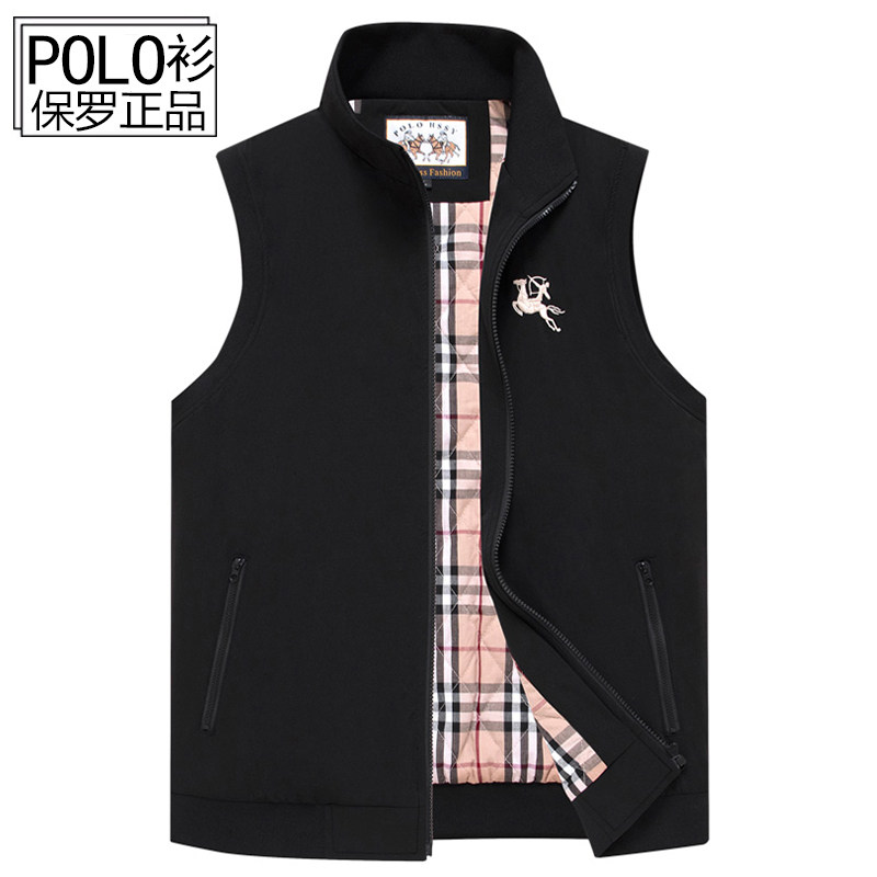 New Paul Marathon Man Growing Men Cotton Spring and Winter Winter Winter Without sleeveless vest Male Polo coat