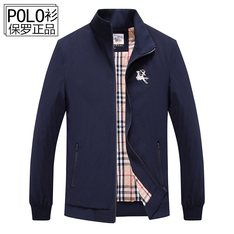 Hong Kong brand Rafa Laurenma ball men's jacket 2021 new fall thin men's jacket Polo Collar Wind Outwear
