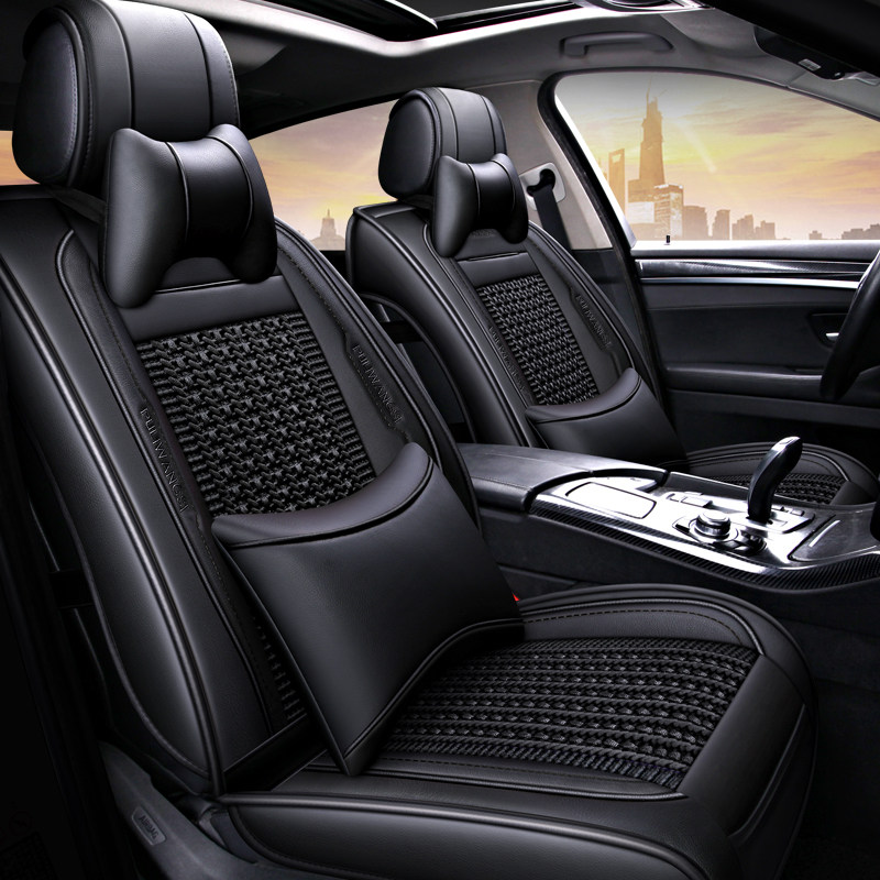 Dedicated to the Ford Sharpening World Seating Sleeve Seven Seats 2 3 2 Summer Ice Silk Car Cushions 5 7 Seat Covers All Season Universal
