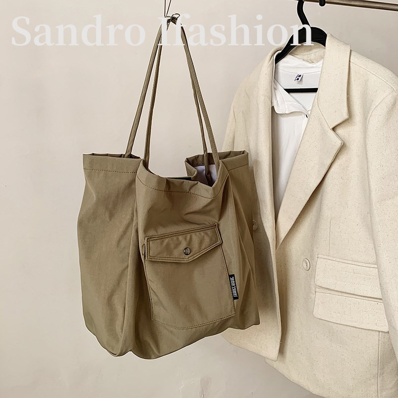 SANDRO IFASHION, France, shopping bag large capacity single shoulder pack day is the original Yukawa canvas pack