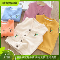 Childrens vest spring and autumn thin baby baby girl Cotton horse clip boy wearing baby vest