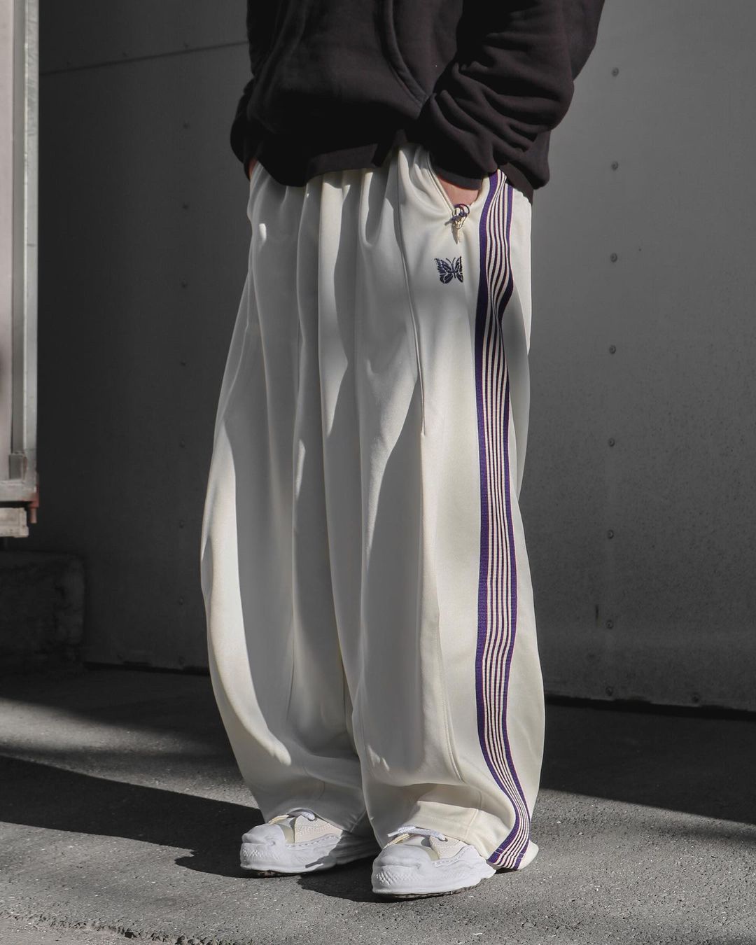 needles 23ss H.D. Track Pant Ice White-