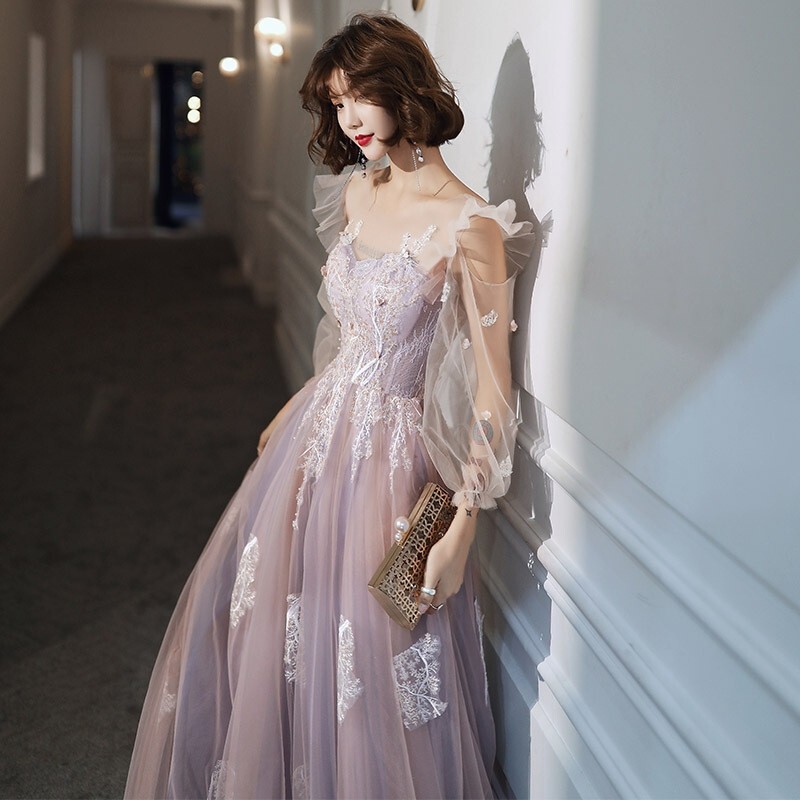 2026 New Style Hostess Elegant Birthday Dreamy Forest Style Bridesmaid Bride Engagement Dress Evening Gown 2026 New Style Hostess Elegant Birthday Dreamy Forest Style Bridesmaid Bride Engagement Dress Evening Gown