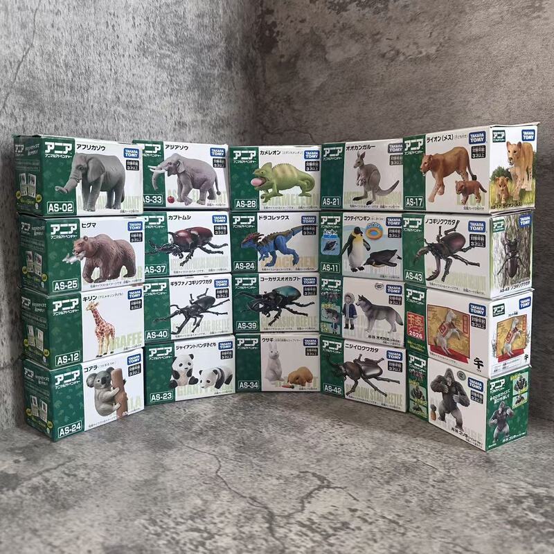 Domeka Anlia Realistic Animal Models: Gorilla, Bear, Chameleon, Koala, Penguin, Unicorn Toys