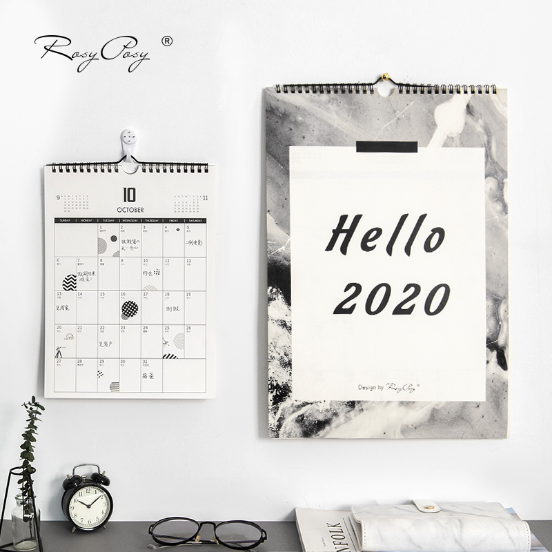 ms. ben's ins wind calendar 2020 simple household hand torn desk calendar decoration personalized creative calendar schedule
