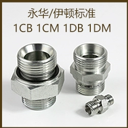 Yonghua tiêu chuẩn trực tiếp 5CB mét ren ngoài loại H sang inch kết nối ren trong bộ chuyển đổi đường ống thủy lực khớp xoay thủy lực khop noi thuy luc