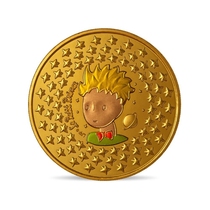2021 French Paris Mint Le Petit Prince 75th Anniversary Medal with Transparent Round Box