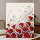 Ins rose pearl painting table diy framed self-adhesive children's handmade diamond embroidery ສາມມິຕິລະດັບງ່າຍດາຍ desktop ຂະຫນາດນ້ອຍ