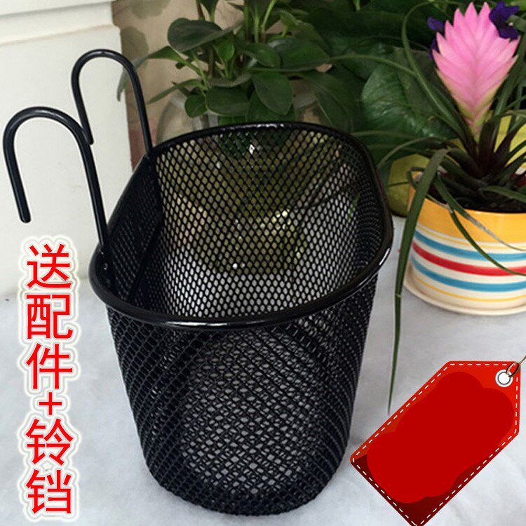 Electric Bike Basket Children Toddler Basket Bikers Bike basket Lid Basket Small Kickstand Front Frame Bike